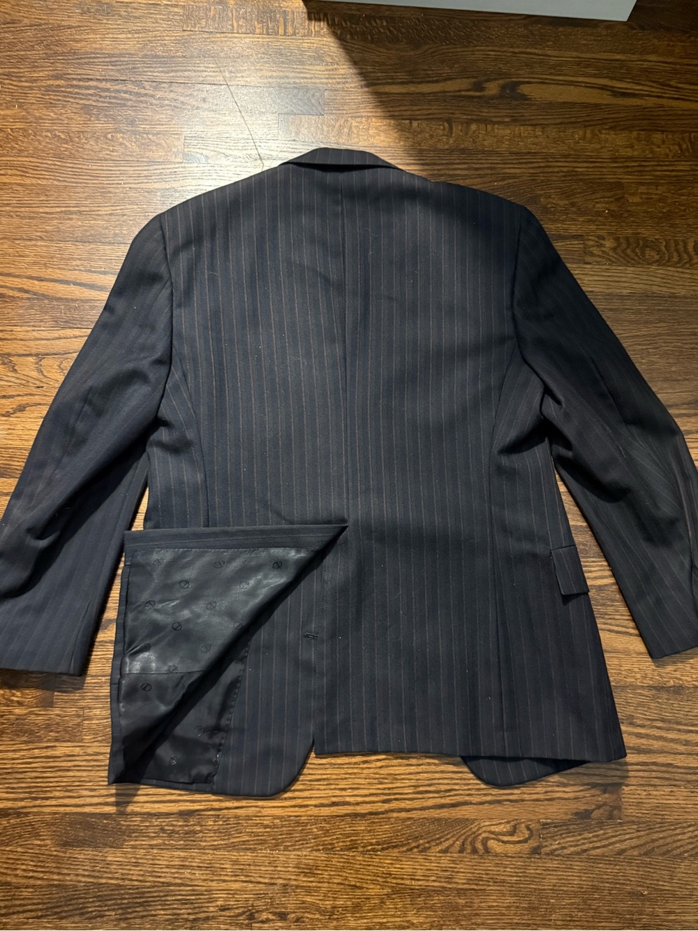 Dior Men's Vintage Black Pinstriped Sport Coat Blazer - Picture 3 of 11